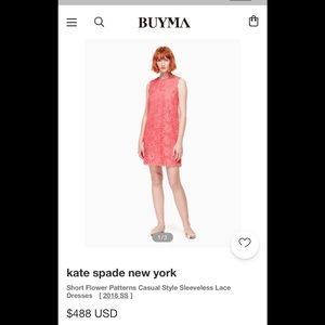 KATE SPADE CORAL DRESS 🎈perfect for a wedding!!